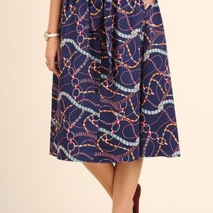 2 New UMGEE Print Skirts W/ Tie Waist